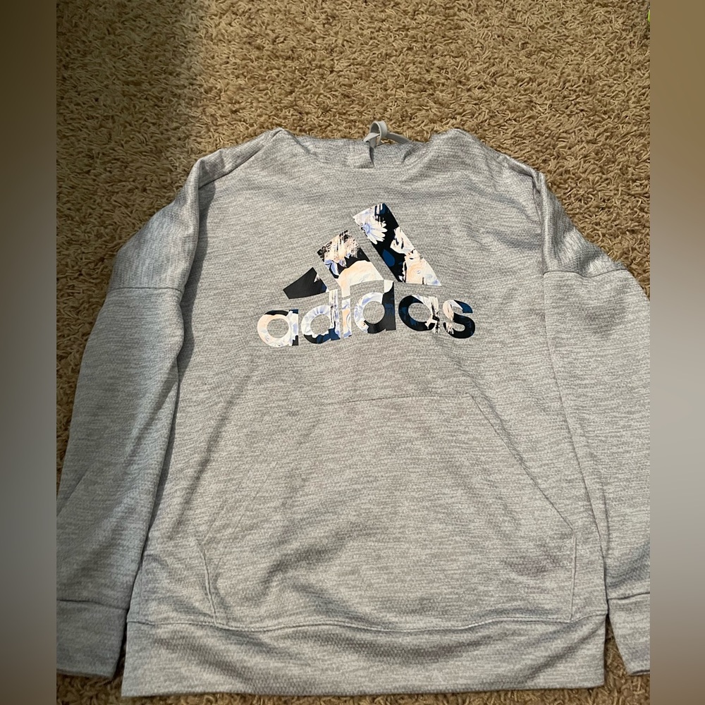 Adidas Floral Hoodie Sz-S